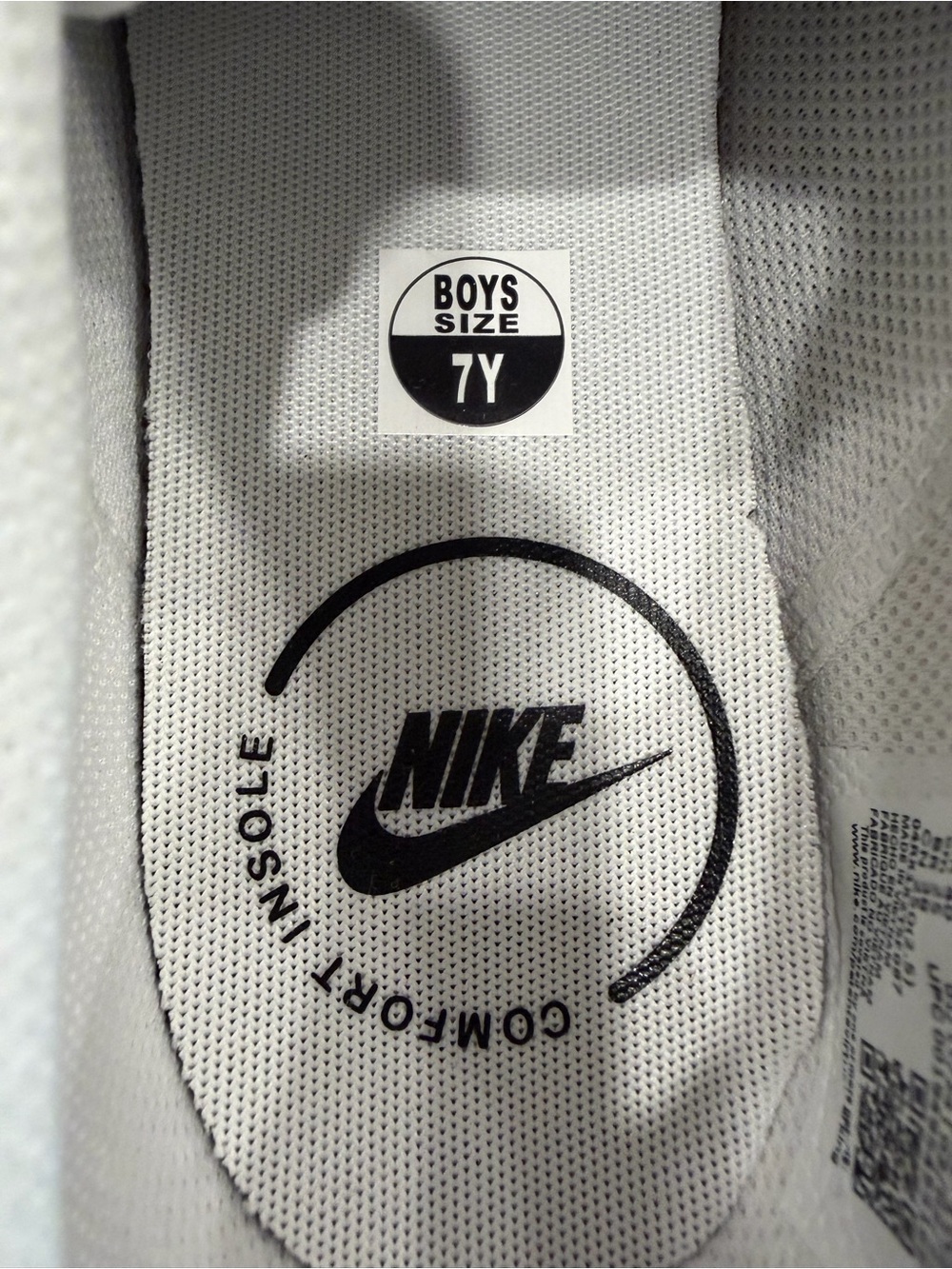 Nike Court Legacy GS Low White Black Desert size 7Y - Picture 7 of 9